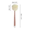 Unique Bargains Cartoon Long Handle Double-sided Bath Brush 1 Pc