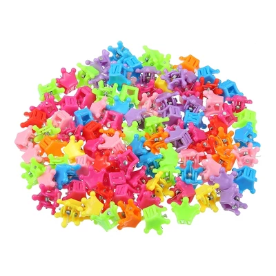 Unique Bargains Children Mini Claw Clip Hair Clips Crown Pattern Barrette Hair Accessories 100 Pcs 5 Unique Bargains Children Mini Claw Clip Hair Clips Crown Pattern Barrette Hair Accessories 100 Pcs - Image 5