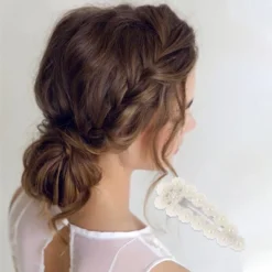 Unique Bargains Multiple Styles Faux Pearl Hair Clips 5 Pcs
