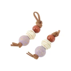 Unique Bargains Leopard Pattern Beads Shoelace Charms Purple Beige 1 Pair -UNIQUE BARGAIN Shop GUEST b304c11b ccfc 4bce 891a baa5955d16cd