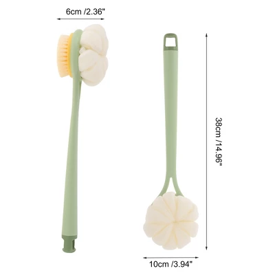 Unique Bargains Bath Brush Body Scrubber 14.96"x3.94"x2.36" 1 Pc 3 Unique Bargains Bath Brush Body Scrubber 14.96"x3.94"x2.36" 1 Pc - Image 3