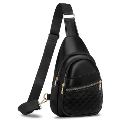 Unique Bargains PU Leather Hiking Cycling Convertible Anti-Theft Mini Sling Bag 6 Unique Bargains PU Leather Hiking Cycling Convertible Anti-Theft Mini Sling Bag - Image 6