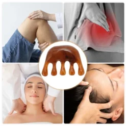 Unique Bargains Five-tooth Head Massage Comb Light Coffee Color 1 Pc -UNIQUE BARGAIN Shop GUEST b4531ed9 d8bf 4be4 a798 553198528c27