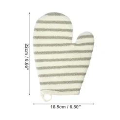 Unique Bargains Bathroom Shower Gloves 8.66"x6.50" Brown Beige1 Pc -UNIQUE BARGAIN Shop GUEST b61141f5 d546 4a11 b34e b4ad9cd9f3dd