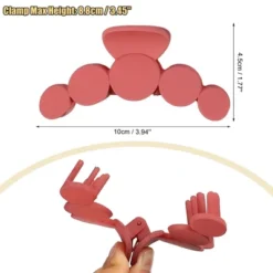 Unique Bargains Women's Plastic Hair Claws Hair Barrettes Gray Blue Lake Blue Deep Pink 3.94''x1.54''x1.77'' 3 Pcs -UNIQUE BARGAIN Shop GUEST b66bfb48 2aac 48c5 a641 809ee8d13353