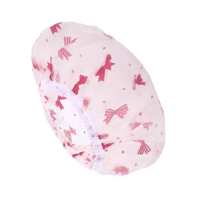 Unique Bargains Women's Comfortable Shower Cap 1 Pc 4 Unique Bargains Women's Comfortable Shower Cap 1 Pc - Image 4