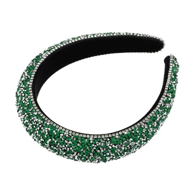 Unique Bargains Women's Bling Rhinestone Padded Hairband Hair Accessories 1.18 Inch Wide 1 Pc 10 Unique Bargains Women's Bling Rhinestone Padded Hairband Hair Accessories 1.18 Inch Wide 1 Pc - Image 10
