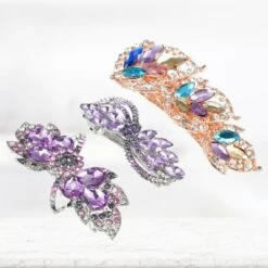 Unique Bargains Women's Hair Barrettes Shining Rhinestone Flower Butterfly Flower Shape Hair Clip Spring Hairpin 3Pcs -UNIQUE BARGAIN Shop GUEST b6ed02cb 54ac 4a96 83db faec3f444e95