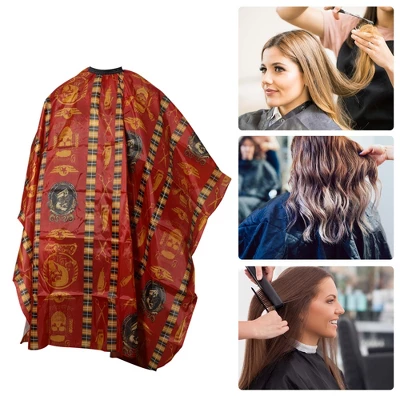 Unique Bargains Fashion Hair Cutting Cape 64.17"x57.09" Red 1 Pc 4 Unique Bargains Fashion Hair Cutting Cape 64.17"x57.09" Red 1 Pc - Image 4