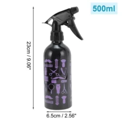 Unique Bargains Comb Pattern Hair Spray Bottles 500ml Black Purple 1 Pc -UNIQUE BARGAIN Shop GUEST b7cff396 8857 4760 83de 5993a17ad98c