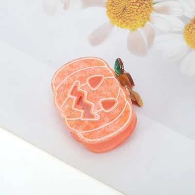 Unique Bargains Halloween Pumpkin Design Claw Clip Orange 1 Pc 4 Unique Bargains Halloween Pumpkin Design Claw Clip Orange 1 Pc - Image 4