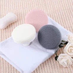 Unique Bargains Handle Bath Brush Body Scrubber For Bathroom 3.54"x2.75" 1 Set -UNIQUE BARGAIN Shop GUEST b9595153 9fe9 41c3 b88b 889a4c1f5ba7