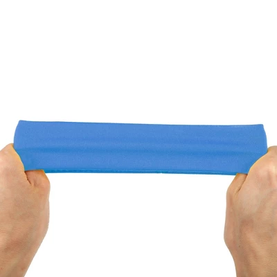 Unique Bargains Stretchy Sweatband Soft Elastic Polyester Yoga Sport Headband Blue Pack Of 14 4 Unique Bargains Stretchy Sweatband Soft Elastic Polyester Yoga Sport Headband Blue Pack Of 14 - Image 4