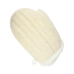 Unique Bargains Bathroom Loofah Sponge Glove 8.66"x6.54" Beige 1 Pc -UNIQUE BARGAIN Shop GUEST b984d4c9 9760 4536 bf23 db661469000f