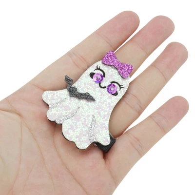 Unique Bargains Halloween Claw Clip Black White 1 Pc 3 Unique Bargains Halloween Claw Clip Black White 1 Pc - Image 3