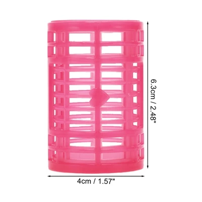 Unique Bargains Women's Heatless Voluminous Hair Roller 2.48"x1.57" Rose Red 6pcs 3 Unique Bargains Women's Heatless Voluminous Hair Roller 2.48"x1.57" Rose Red 6pcs - Image 3