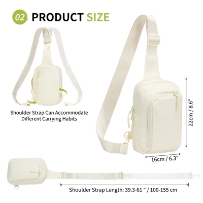 Unique Bargains Waterproof Lightweight Breathable Durable Hiking Daypacks Chest Bag 2 Unique Bargains Waterproof Lightweight Breathable Durable Hiking Daypacks Chest Bag - Image 2