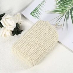 Unique Bargains Sponge Brush For Bathroom 6.69"x3.74"x1.73" Beige 1 Pc -UNIQUE BARGAIN Shop GUEST bb1b8cd6 ef1e 4715 b51c 62aba52c0d78