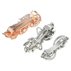 Unique Bargains Women's Hair Barrettes Shining Rhinestone Flower Butterfly Flower Shape Hair Clip Spring Hairpin 3Pcs -UNIQUE BARGAIN Shop GUEST bd3c79ef 0da5 407b af10 0b65013c135b