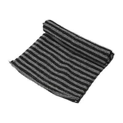 Unique Bargains Elasticity Body Scrub Towel For Bathroom 39.37"x9.84" Black 1 Pc 4 Unique Bargains Elasticity Body Scrub Towel For Bathroom 39.37"x9.84" Black 1 Pc - Image 4
