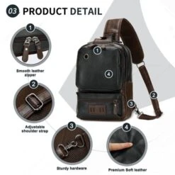 Unique Bargains PU Leather Water Resistant Adjustable Strap Basic-multipurpose-backpacks 10.2" X 12.6" -UNIQUE BARGAIN Shop GUEST bf6d100b 9f96 4adc b2e6 12046fc009f3