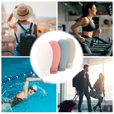 Unique Bargains PP Travel Container Set 2.12oz 4 Pcs 4 Unique Bargains PP Travel Container Set 2.12oz 4 Pcs - Image 4