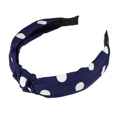Unique Bargains Women's Polka Dot Knotted Headband 1 Pc 10 Unique Bargains Women's Polka Dot Knotted Headband 1 Pc - Image 10