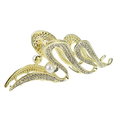 Unique Bargains Women's Metal Hair Claws 5.47"x2.32"x1.61" 1Pc 7 Unique Bargains Women's Metal Hair Claws 5.47"x2.32"x1.61" 1Pc - Image 7