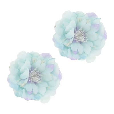Unique Bargains Simulated Flower Hair Clip 2 Pcs 5 Unique Bargains Simulated Flower Hair Clip 2 Pcs - Image 5