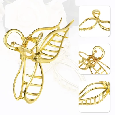 Unique Bargains Women's Metal Bowknot Hair Clips 1 Pc 3 Unique Bargains Women's Metal Bowknot Hair Clips 1 Pc - Image 3