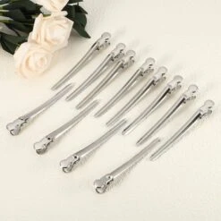 Unique Bargains Metal Non-Slip Durk Bill Hair Clip 3.74"x0.59" Silver Tone 12 Pcs 9 Unique Bargains Metal Non-Slip Durk Bill Hair Clip 3.74"x0.59" Silver Tone 12 Pcs -UNIQUE BARGAIN Shop GUEST c2095b57 f761 4019 874f 1621f340e4c8