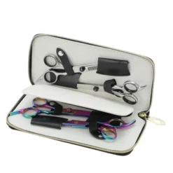 Unique Bargains Barber Scissors Pouch Bag 1 Pc