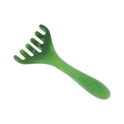 Unique Bargains Antler-shaped Head Massage Comb Green 1 Pc 5 Unique Bargains Antler-shaped Head Massage Comb Green 1 Pc - Image 5