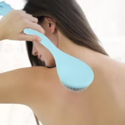 Unique Bargains Long Handle Bath Brush 11.81"x2.95"x0.98"