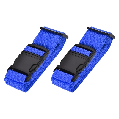 Unique Bargains Adjustable PP Travel Luggage Straps With Buckle Label 2 Pcs 8 Unique Bargains Adjustable PP Travel Luggage Straps With Buckle Label 2 Pcs - Image 8
