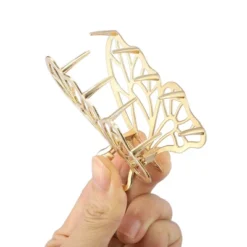 Unique Bargains Women's Large Metal Hair Claw Clip Hair Barrettes Butterfly Style Claw For Fashion Accessories 3.2 Inch -UNIQUE BARGAIN Shop GUEST c4ef26da 76d3 447d 9aa3 0deb69580947