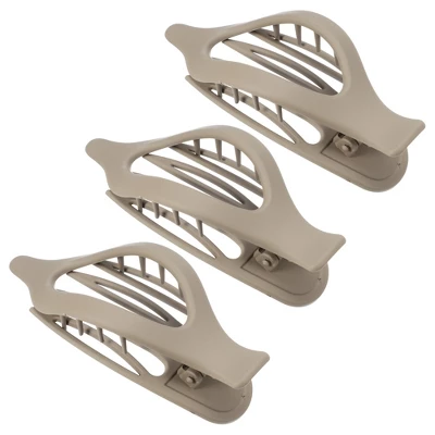 Unique Bargains Women's Plastic Hair Claws 4.69"x1.89"x1.02" 3Pcs 6 Unique Bargains Women's Plastic Hair Claws 4.69"x1.89"x1.02" 3Pcs - Image 6