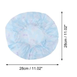 Unique Bargains Reusable Shower Cap 2 Pcs