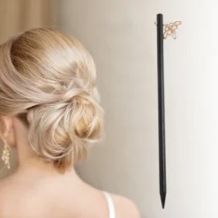 Unique Bargains Women's Wind Chime Style Hair Chopstick 1 Pc