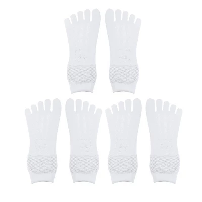 Unique Bargains Invisible Five Fingers Socks Hollow Out Breathable Soft Fashion No Show Socks For Women 3 Pairs 9 Unique Bargains Invisible Five Fingers Socks Hollow Out Breathable Soft Fashion No Show Socks For Women 3 Pairs - Image 9