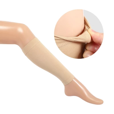 Unique Bargains Compression Sleeve Footless Compression Sleeve For Women Nylon 2 Pair 2 Unique Bargains Compression Sleeve Footless Compression Sleeve For Women Nylon 2 Pair - Image 2