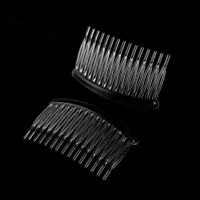 Unique Bargains Women's Plastic 15 Teeth DIY Jewelry Material Accessories Hair Combs Clear 4 Pcs 1 Unique Bargains Women's Plastic 15 Teeth DIY Jewelry Material Accessories Hair Combs Clear 4 Pcs