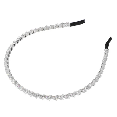 Unique Bargains Women's Rhinestone Hair Hoop Headband 0.24 Inch Wide 1 Pc 12 Unique Bargains Women's Rhinestone Hair Hoop Headband 0.24 Inch Wide 1 Pc - Image 12