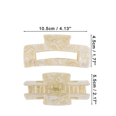 Unique Bargains Large Tortoise Hair Caw Clips 1 Pc 4 Unique Bargains Large Tortoise Hair Caw Clips 1 Pc - Image 4