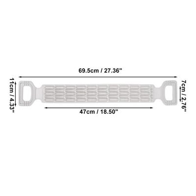 Unique Bargains Double Side Body Scrub Towel For Shower 27.36"x4.33" 1 Pc 3 Unique Bargains Double Side Body Scrub Towel For Shower 27.36"x4.33" 1 Pc - Image 3