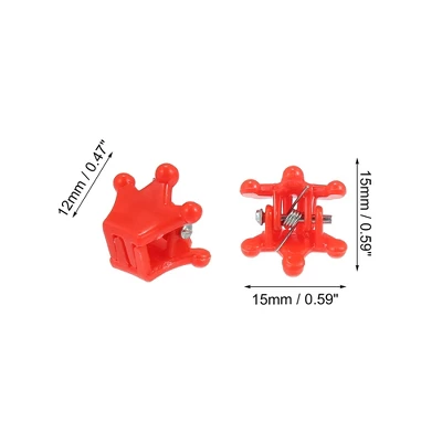 Unique Bargains Children Mini Claw Clip Hair Clips Crown Pattern Barrette Hair Accessories 100 Pcs 2 Unique Bargains Children Mini Claw Clip Hair Clips Crown Pattern Barrette Hair Accessories 100 Pcs - Image 2