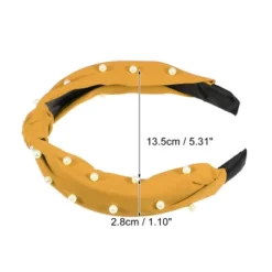 Unique Bargains Women's Satin Knotted Pearl Headband 1.1 Inch Wide 1 Pc -UNIQUE BARGAIN Shop GUEST ca576588 2dbf 4b4f 9e13 e324d37a1266