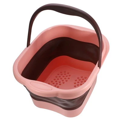 Unique Bargains Collapsible Foot Bath 15L/4 Gallons Pink 6 Unique Bargains Collapsible Foot Bath 15L/4 Gallons Pink - Image 6