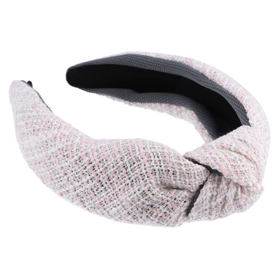Unique Bargains Women's Houndstooth Knotted Headbands Accessories Hairband 1.18 Inch Wide 1 Pc 4 Unique Bargains Women's Houndstooth Knotted Headbands Accessories Hairband 1.18 Inch Wide 1 Pc - Image 4