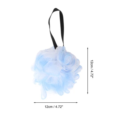Unique Bargains Two Color Bath Shower Loofah Sponge Blue White 1 Pc 1 Unique Bargains Two Color Bath Shower Loofah Sponge Blue White 1 Pc